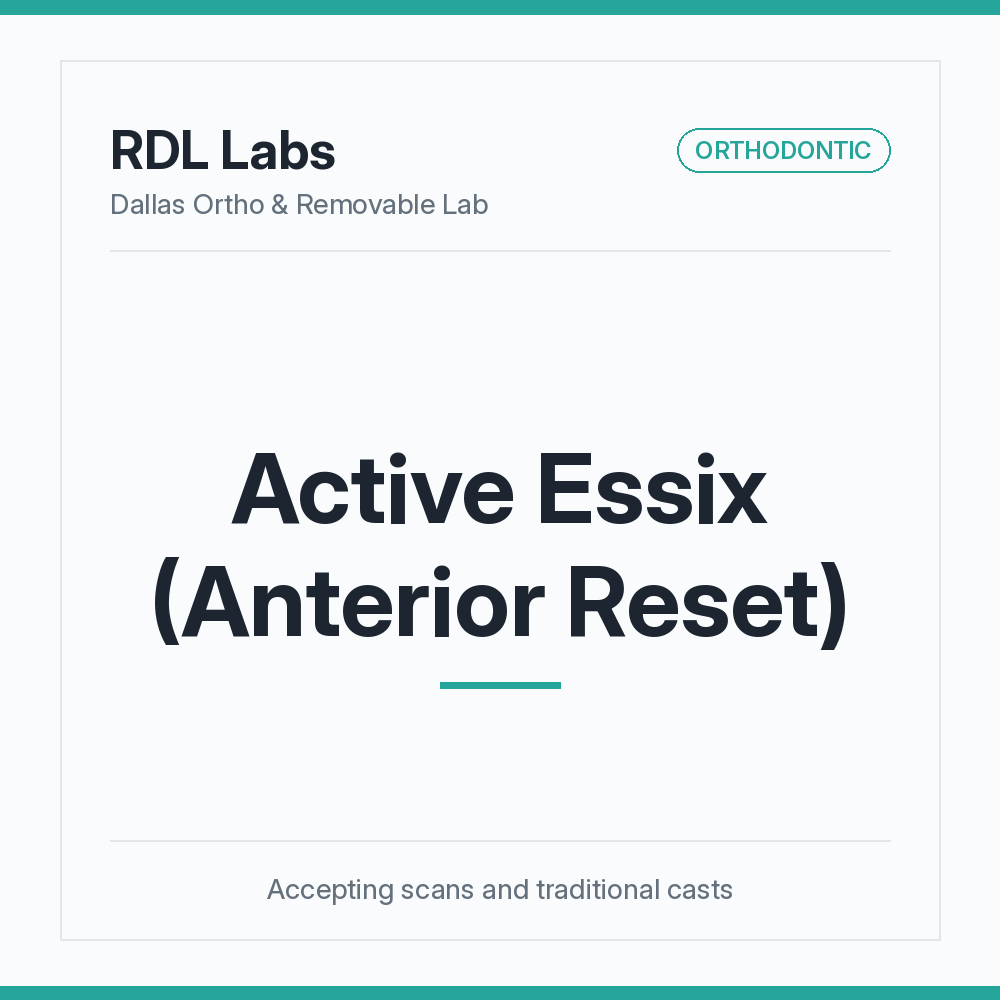 Active Essix (Anterior Reset)