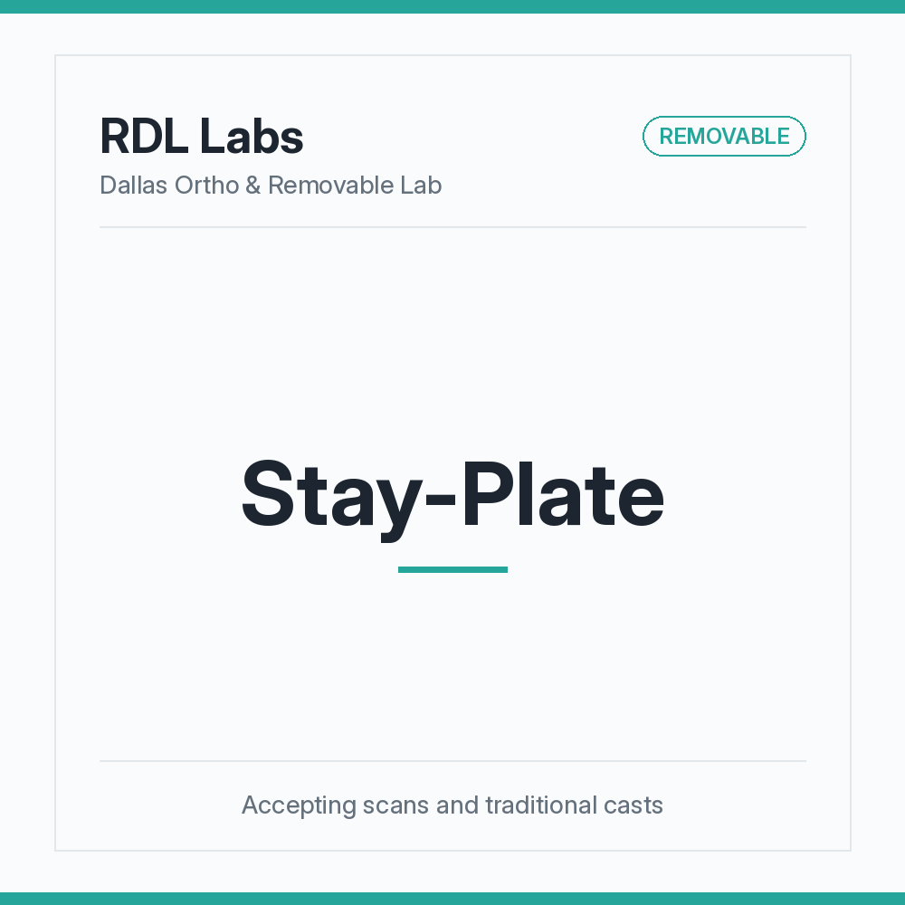 Stay-Plate