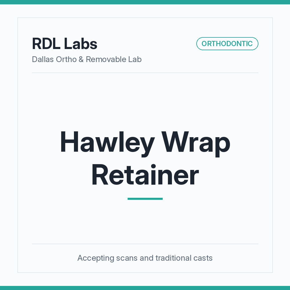 Hawley Wrap Retainer